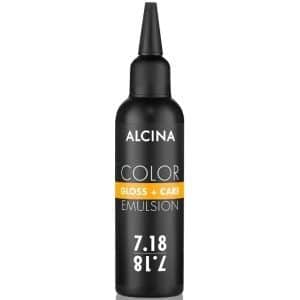 ALCINA Color Gloss+Care Emulsion 7.18 Mittelblond-Asch-Silber Haartönung