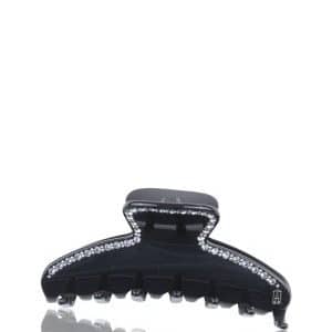 Alexandre de Paris Black Sparkling Crystals großer Haarclip 11cm Haarspangen