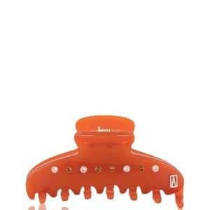 Alexandre de Paris Èlégance Informel 6 cm Crystal Braun Haarspangen