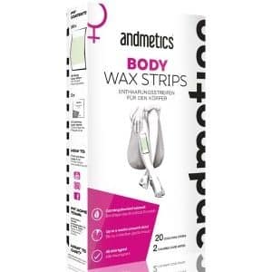 andmetics Body Wax Strips Kaltwachsstreifen