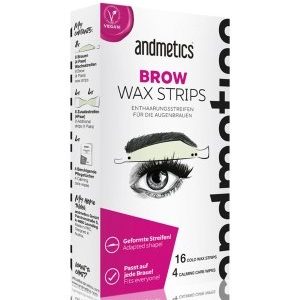 andmetics Brow Wax Strips Kaltwachsstreifen