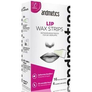 andmetics Lip Wax Strips Kaltwachsstreifen