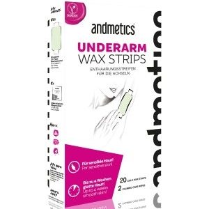 andmetics Underarm Wax Strips Kaltwachsstreifen