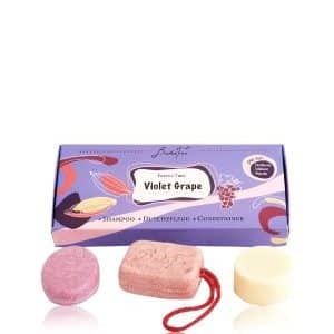 BadeFee Feste Pflege Set Violet Grape Haarpflegeset