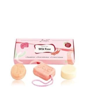 BadeFee Feste Pflege Set Wild Rose Haarpflegeset