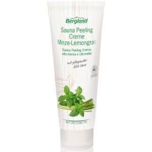 Bergland Sauna Peeling Creme Minze-Lemongras Körpercreme