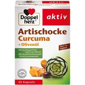 Doppelherz aktiv Artischocke + Olivenoel + Curcuma Nahrungsergänzungsmittel