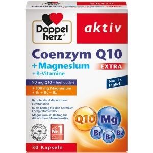 Doppelherz aktiv Coenzym Q10 Extra + Magnesium Nahrungsergänzungsmittel