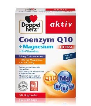 Doppelherz aktiv Coenzym Q10 Extra + Magnesium Nahrungsergänzungsmittel