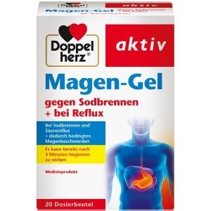 Doppelherz aktiv Magen-Gel gegen Sodbrennen + bei Reflux Nahrungsergänzungsmittel