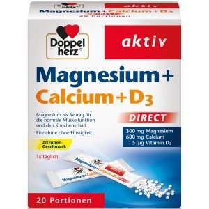 Doppelherz aktiv Magnesium + Calcium + D3 DIRECT Nahrungsergänzungsmittel