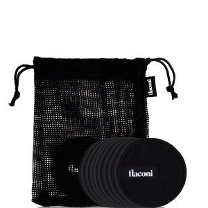 flaconi Sustainable Collection Bambus Schwarz Reinigungspads