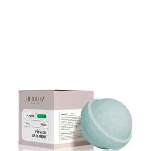 HERBLIZ Minze CBD Badekugel