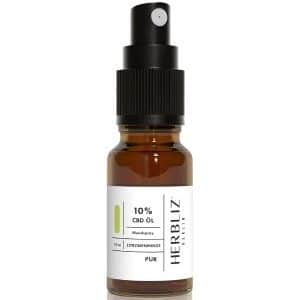 HERBLIZ Zitronenminze CBD Öl Mundspray 10% Mundspülung