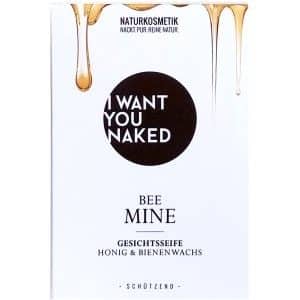 I WANT YOU NAKED BEE MINE Honig & Bienenwachs Gesichtsseife