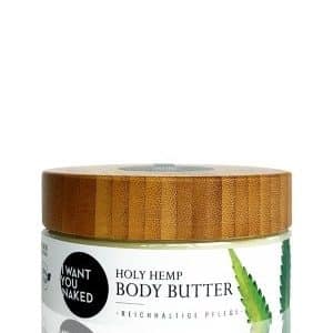 I WANT YOU NAKED Holy Hemp Bio-Hanfsamenöl & Vitamin E Körperbutter