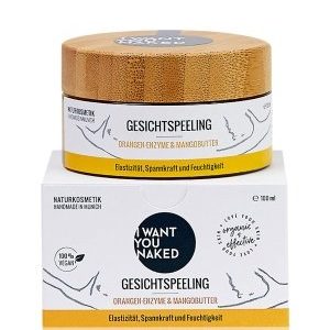 I WANT YOU NAKED Orangen-Enzyme & Mangobutter Gesichtspeeling