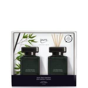 ipuro Essentials black bamboo set Raumduftset