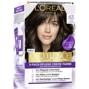 L'Oréal Paris Excellence Cool Creme Nr. 4.11 - Ultra Kühles Mittelbraun Haarfarbe