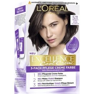 L'Oréal Paris Excellence Cool Creme Nr. 5.11 - Ultra Kühles Hellbraun Haarfarbe