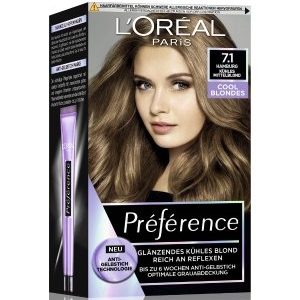 L'Oréal Paris Préférence Cool Blondes Nr. 7.1 - Kühles Mittelblond Haarfarbe