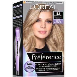 L'Oréal Paris Préférence Cool Blondes Nr. 8.1 - Helles Kühles Blond Haarfarbe