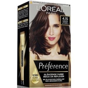 L'Oréal Paris Préférence Nr. 4.15 - Intensives Mittelbraun Haarfarbe