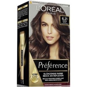 L'Oréal Paris Préférence Nr. 6.21 - Helles Perlmuttbraun Haarfarbe