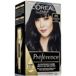 L'Oréal Paris Préférence Nr. P11 - Kühles Intensives Schwarz Haarfarbe