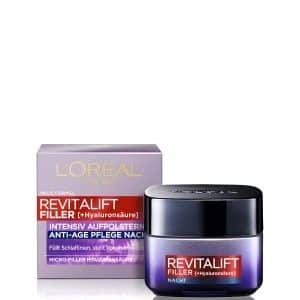 L'Oréal Paris Revitalift Filler [+Hyaluronsäure] Intensiv Aufpolsternde Anti-Age Nachtcreme