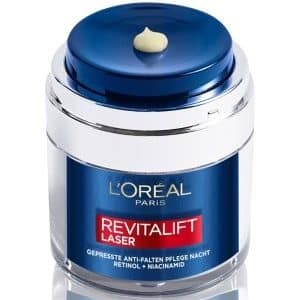 L'Oréal Paris Revitalift Laser Gepresste Anti-Falten Pflege Nacht Retinol + Niacinamid Nachtcreme
