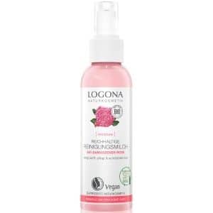 Logona Moisture Reichhaltige Reinigungsmilch Bio-Damaszener Rose Reinigungsmilch