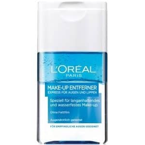 L'Oréal Paris Make-Up-Entferner Express für Augen und Lippen Augenmake-up Entferner