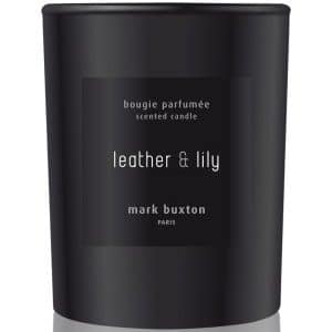 mark buxton Black Collection Leather & Lily Duftkerze
