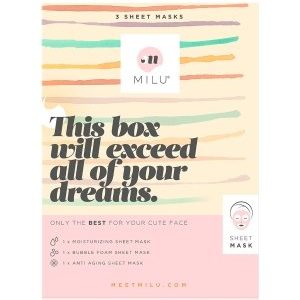 MILU This Box Will Exceed All Of Your Dreams Gift Box Tuchmaske
