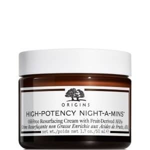 Origins High-Potency Night-A-Mins Oil Free Resurfacing Cream With Fruit Derived Ahas Nachtcreme