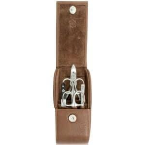 Pfeilring Superb Maniküre-Etui 9443 Braun Maniküre-Set