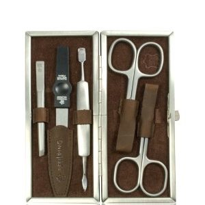 Pfeilring Superb Maniküre-Etui 9450 Braun Maniküre-Set