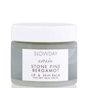SLOWDAY Awake Stone Pine & Bergamot Lippenbalsam