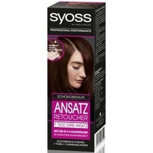 Syoss Ansatz Retoucher 7 Tage ohne Ansatz Schoko Braun Haarfarbe