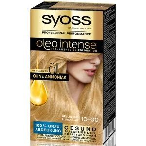 Syoss Oleo Intense Permanente Öl-Coloration Hellblond Haarfarbe
