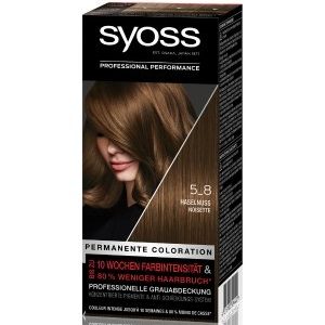 Syoss Permanente Coloration Professionelle Grauabdeckung Haselnuss Haarfarbe