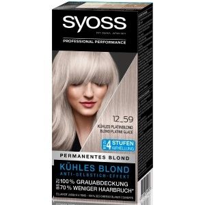 Syoss Permanentes Blond Kühles Blond Kühles Platinblond Haarfarbe