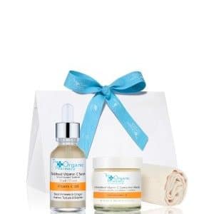 The Organic Pharmacy Stabilised Vitamin C Brighten & Glow Kit Gesichtspflegeset