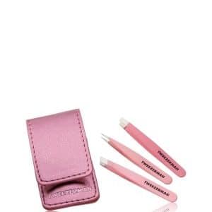 Tweezerman Micro Mini Pinzetten Set 3-tlg. Pink Pinzette