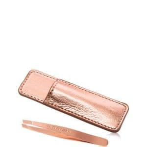 Tweezerman Mini Schräge Pinzette mit Etui Roségold Pinzette