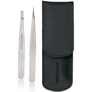 Tweezerman Retail Collection Black Case Augenbrauenpflegeset