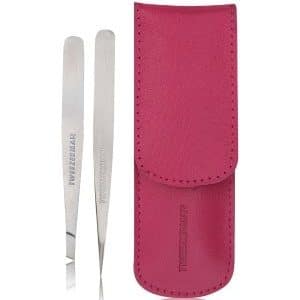 Tweezerman Retail Collection Pink Case Augenbrauenpflegeset