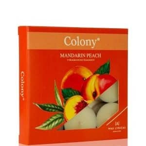 Wax Lyrical Colony Mandarin Peach Tealights Duftkerze