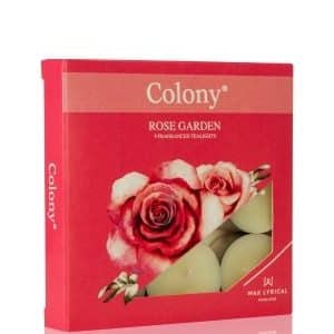 Wax Lyrical Colony Rose Garden Tealights Duftkerze